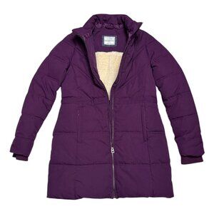 FAT FACE Designer Fleece Lined RECYCLED POLYESTER FILL Parka Coat Womens XS